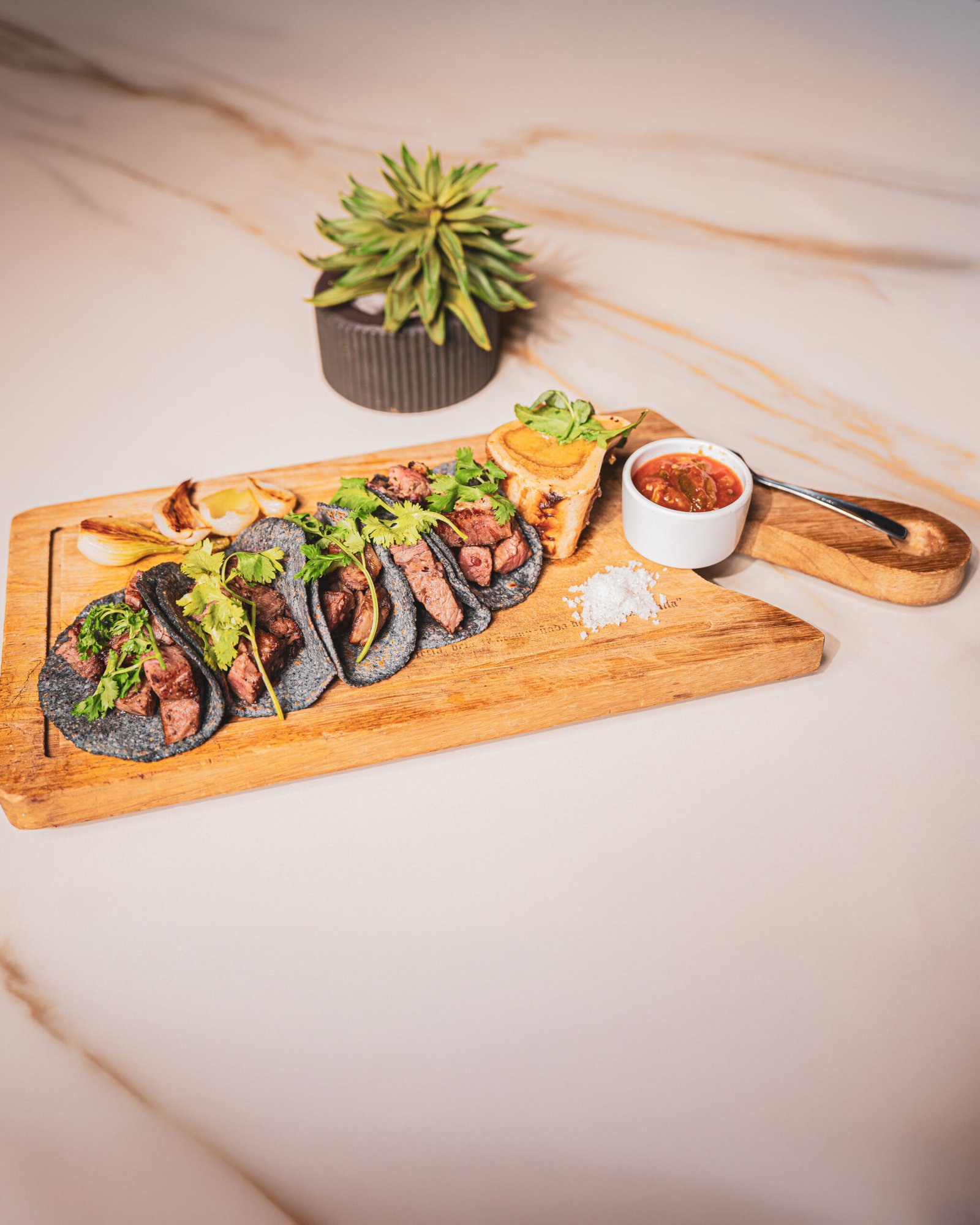 TACOS DE RIB EYE TERRAZA ADICTIVO